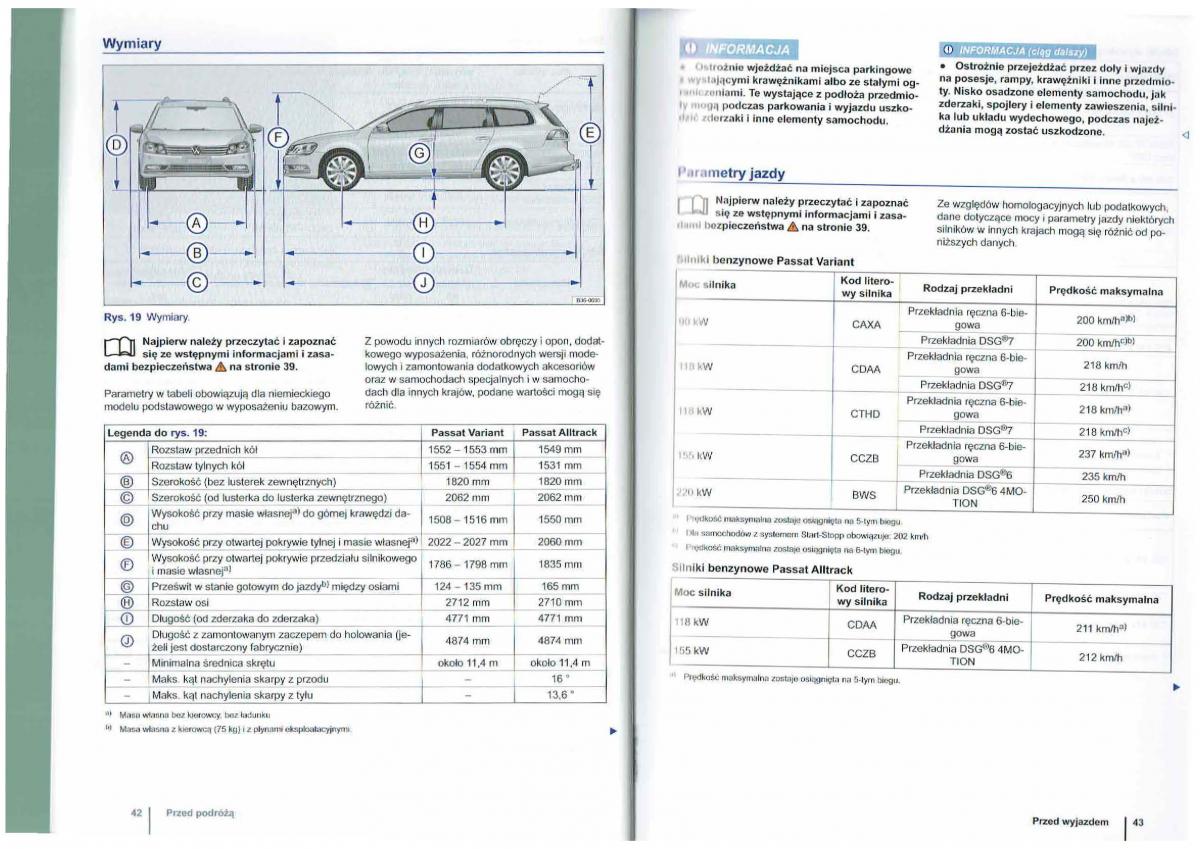 VW Passat B7 variant alltrack instrukcja obslugi / page 23
