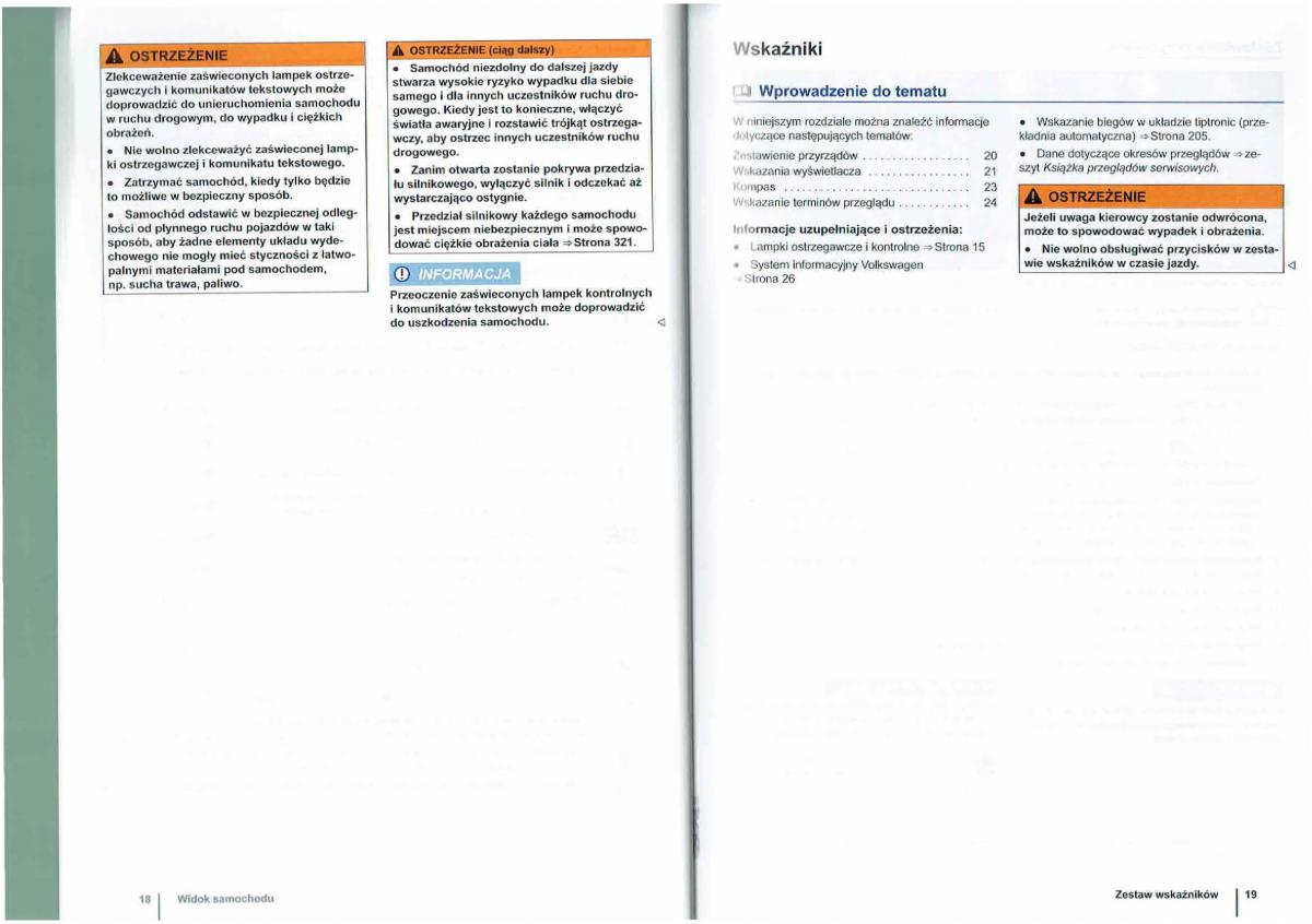 manual  VW Passat B7 variant alltrack instrukcja / page 11