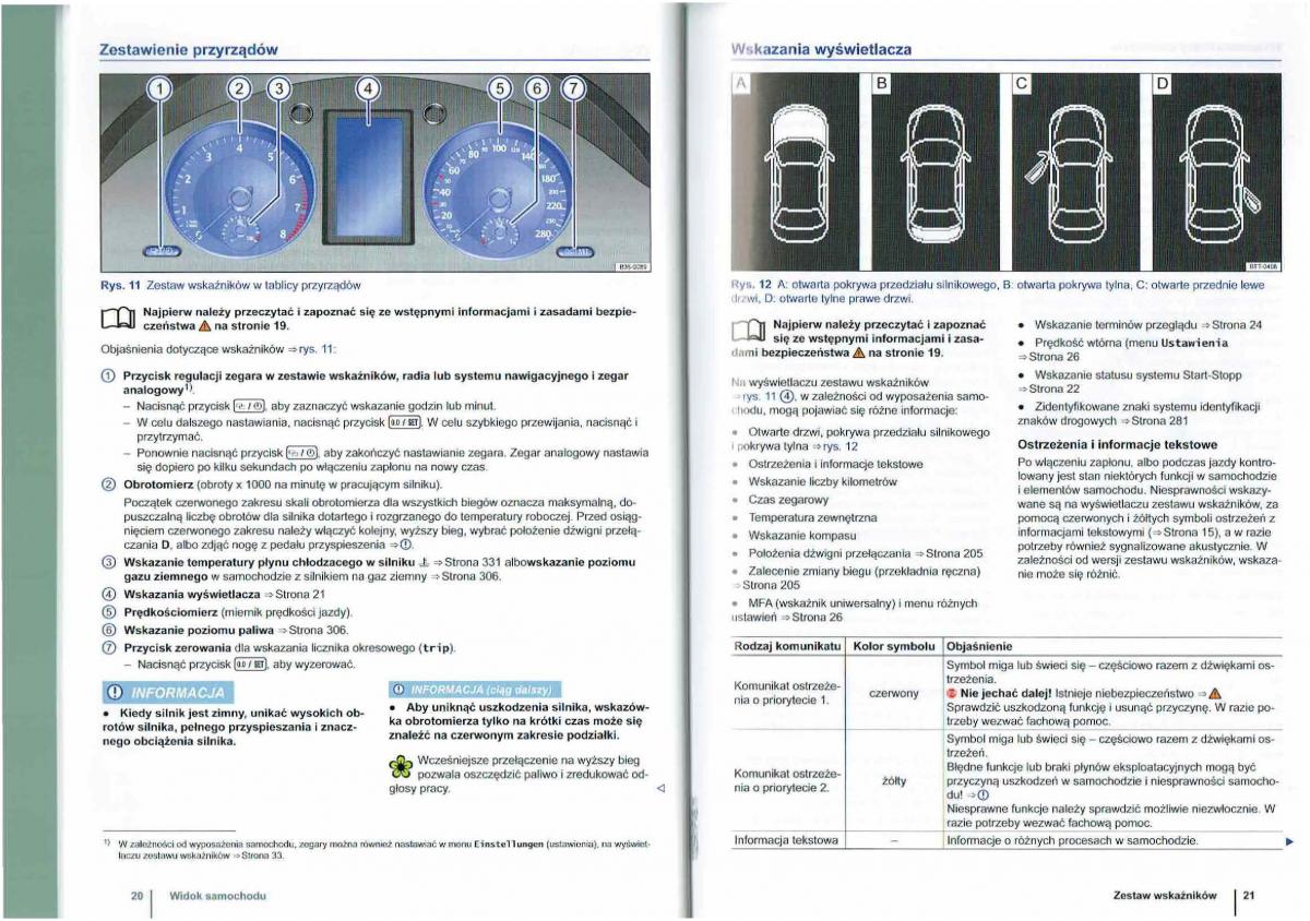 VW Passat B7 variant alltrack instrukcja obslugi / page 12