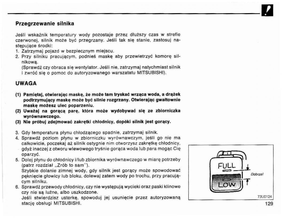 Mitsubishi Lancer IV 4 instrukcja obslugi / page 130