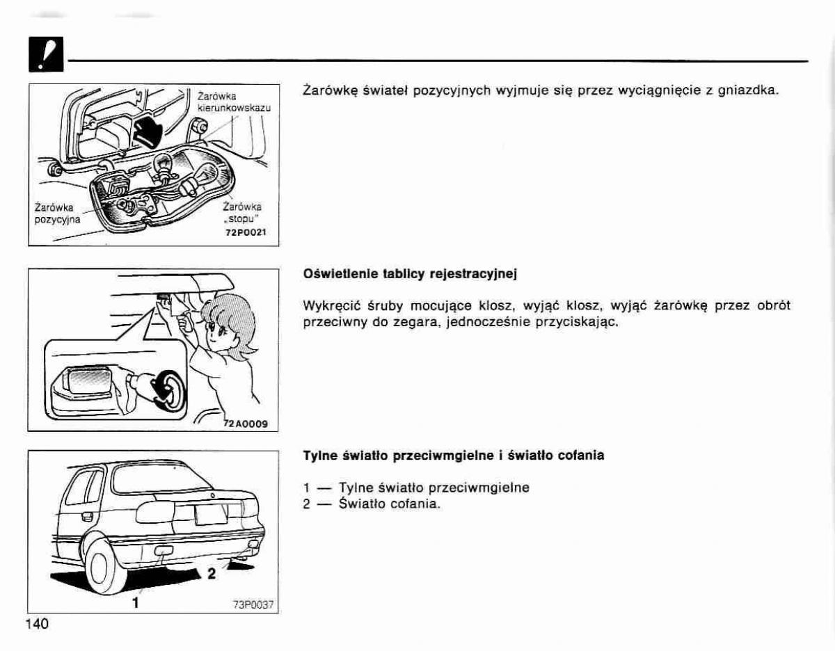 Mitsubishi Lancer IV 4 instrukcja obslugi / page 141