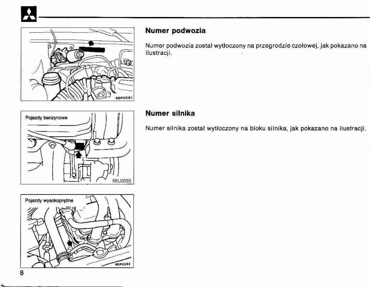 Mitsubishi Lancer IV 4 instrukcja obslugi / page 9