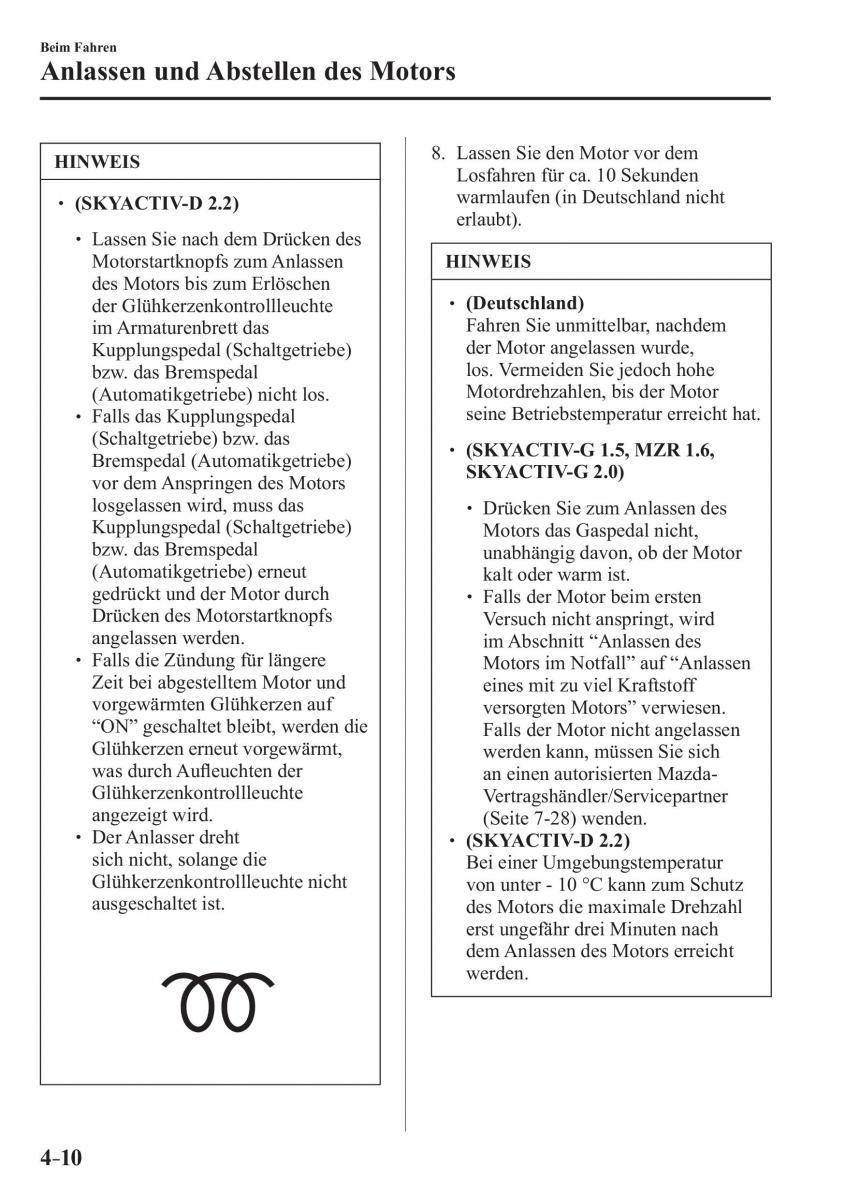 Mazda 3 III Handbuch / page 169