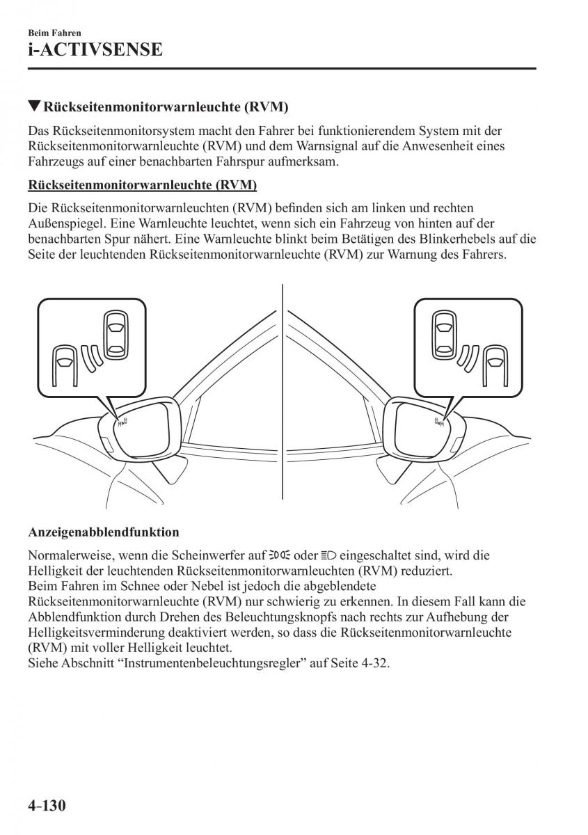 Mazda 3 III Handbuch / page 289