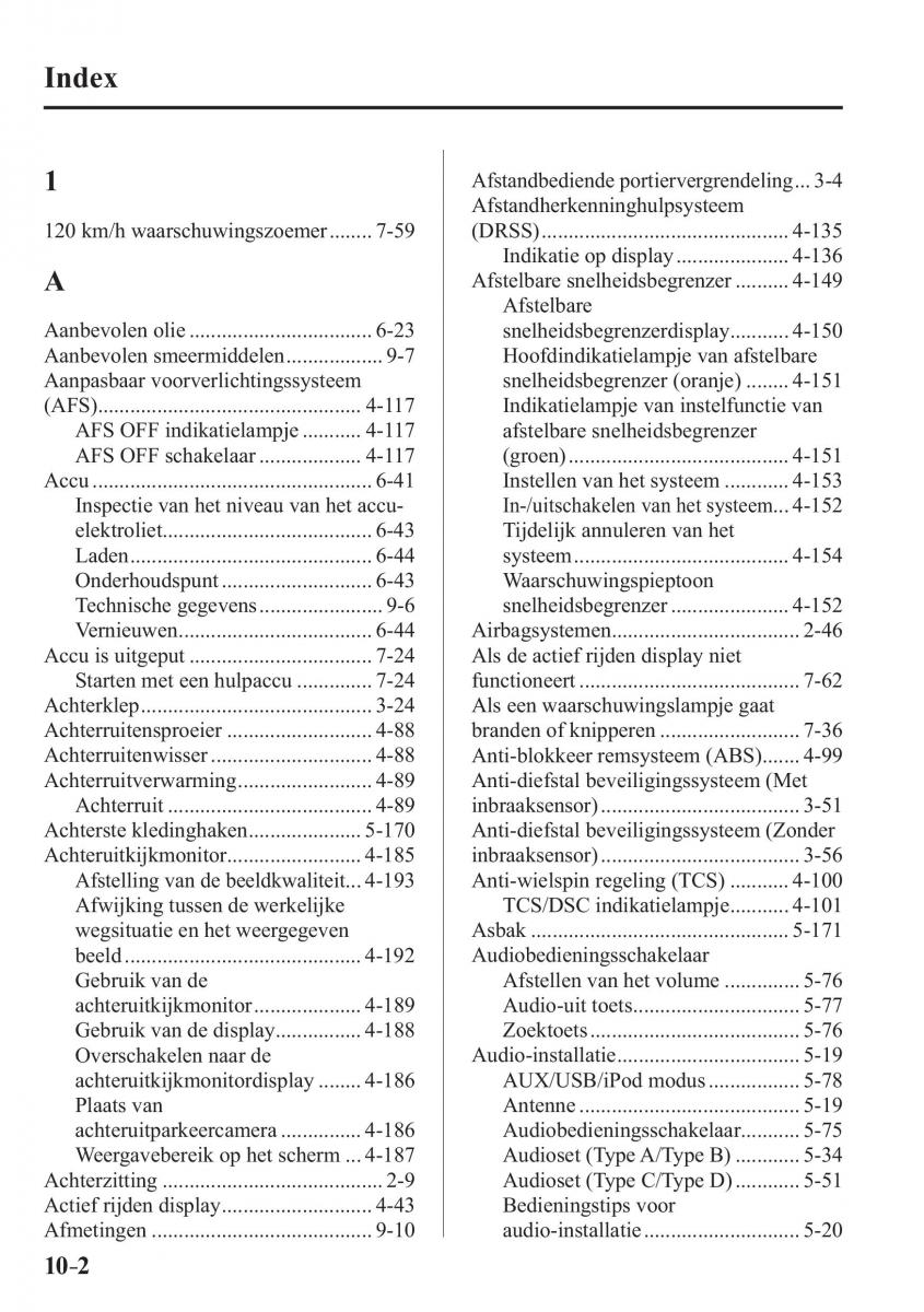 Mazda 3 III handleiding / page 730