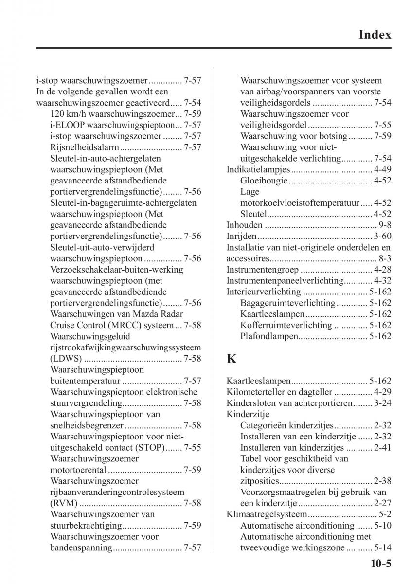 Mazda 3 III handleiding / page 733