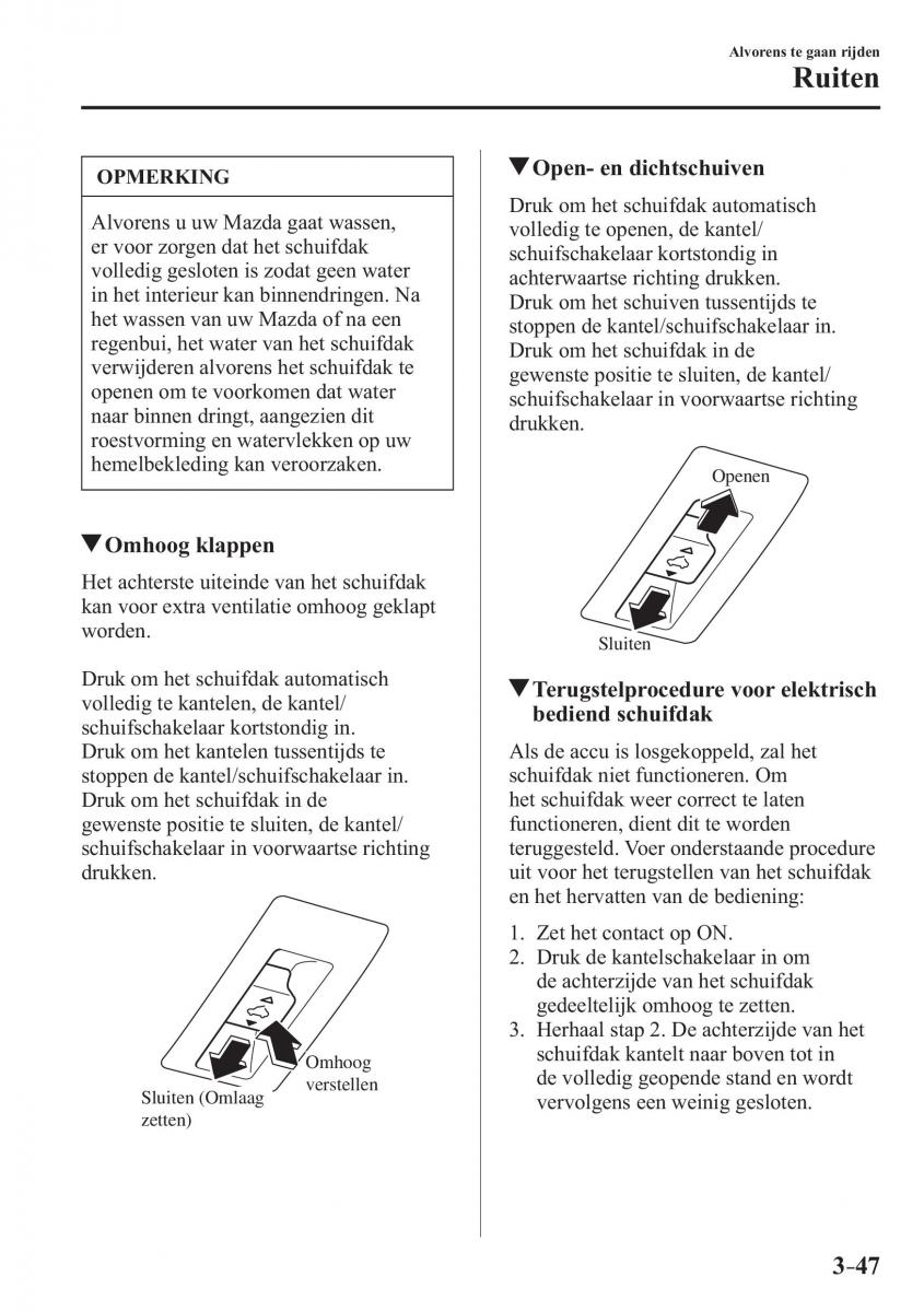 Mazda 3 III handleiding / page 133