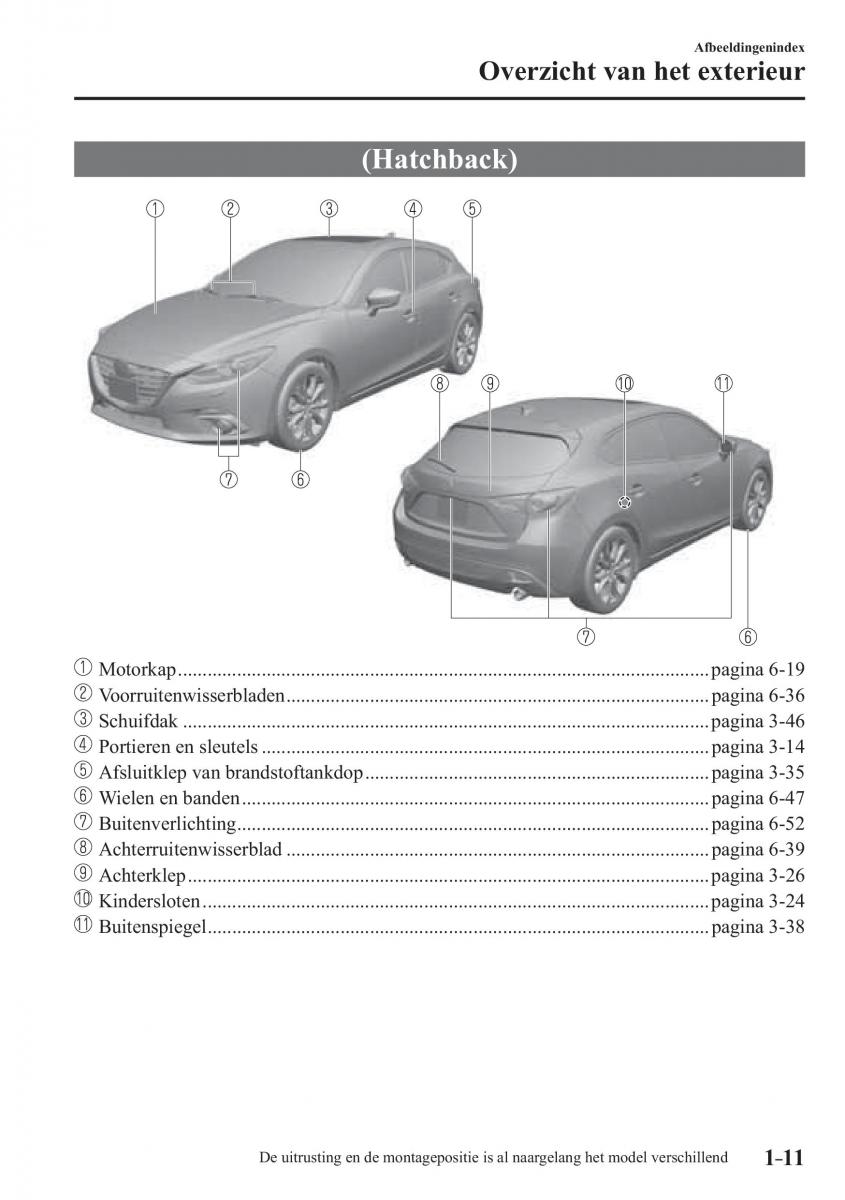 Mazda 3 III handleiding / page 23