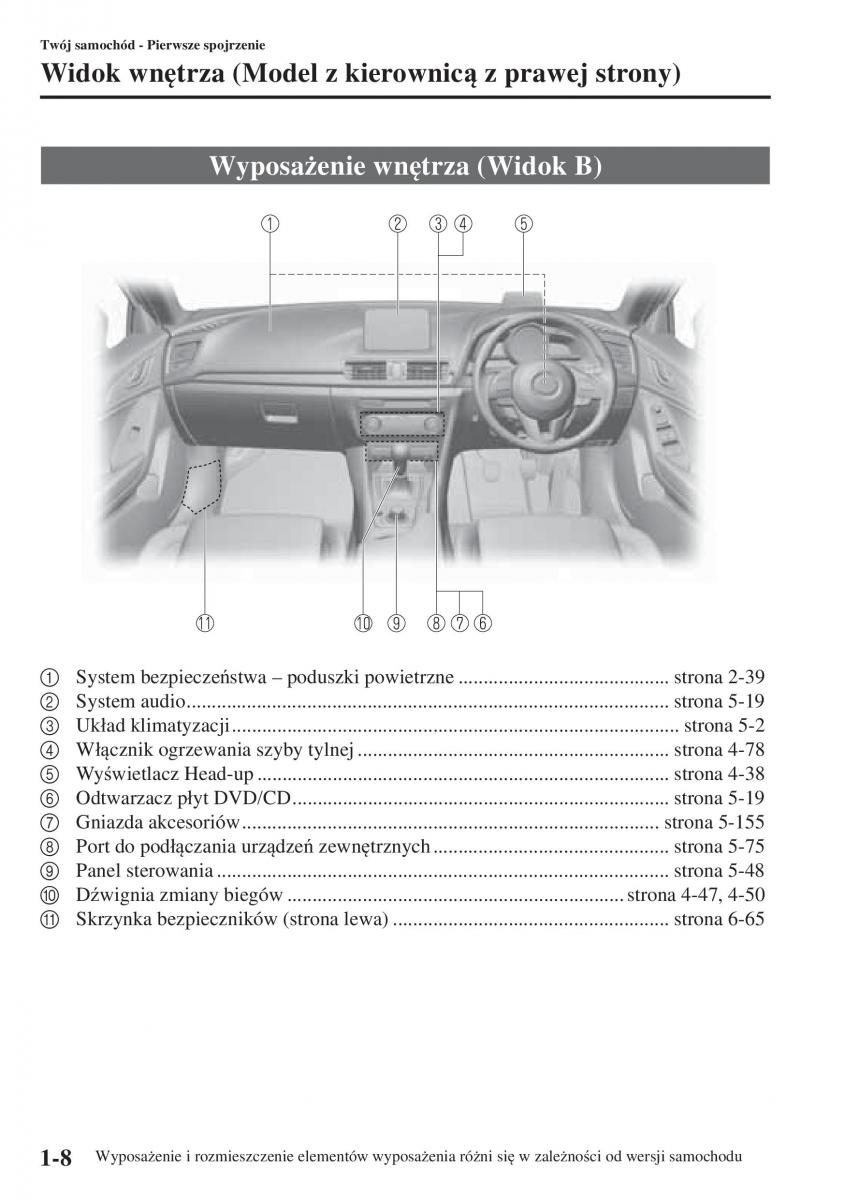 Mazda 3 III instrukcja obslugi / page 20