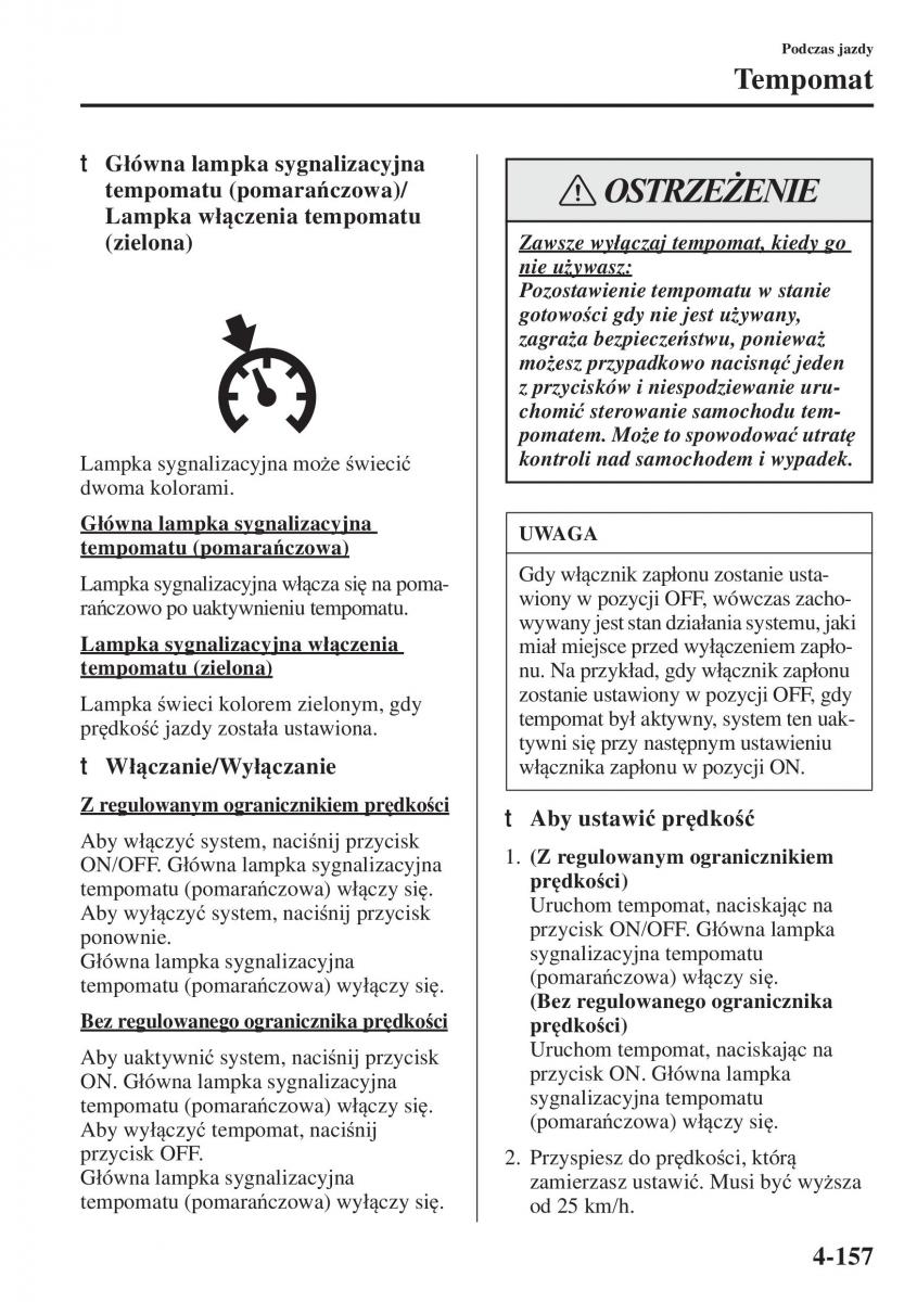 Mazda 3 III instrukcja obslugi / page 307