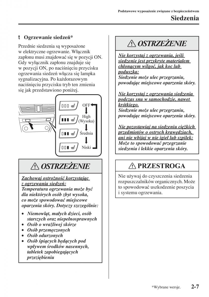 Mazda 3 III instrukcja obslugi / page 31