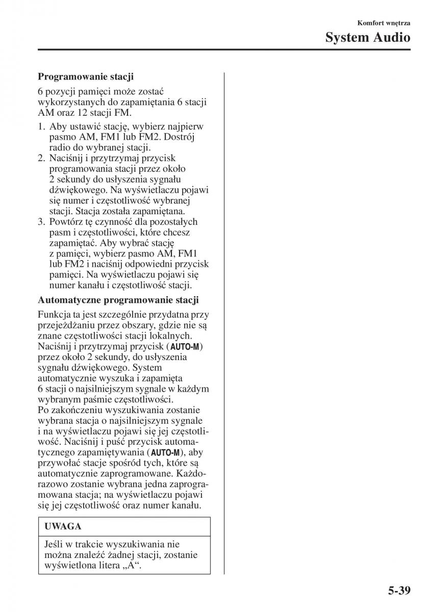 Mazda 3 III instrukcja obslugi / page 373