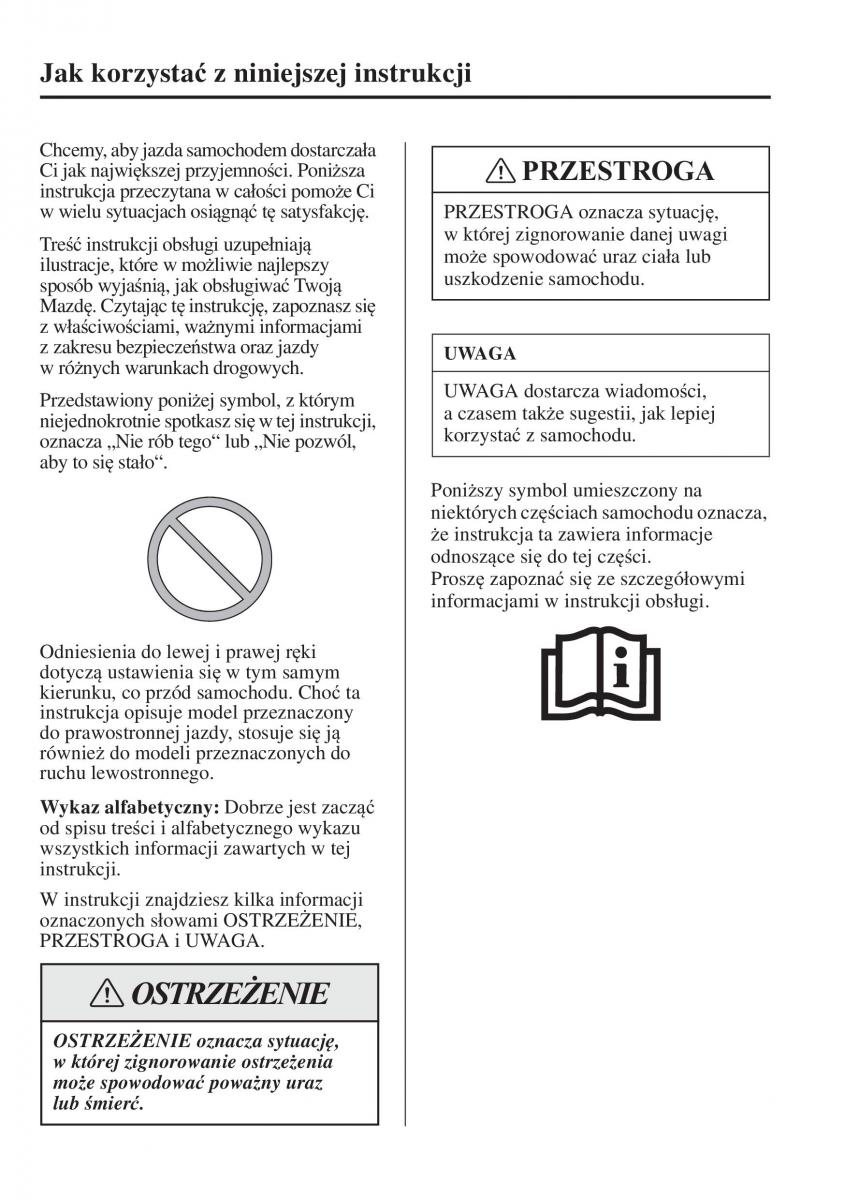 Mazda 3 III instrukcja obslugi / page 10