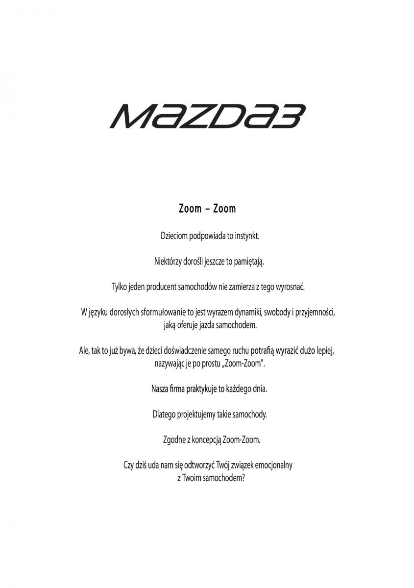 Mazda 3 III instrukcja obslugi / page 2