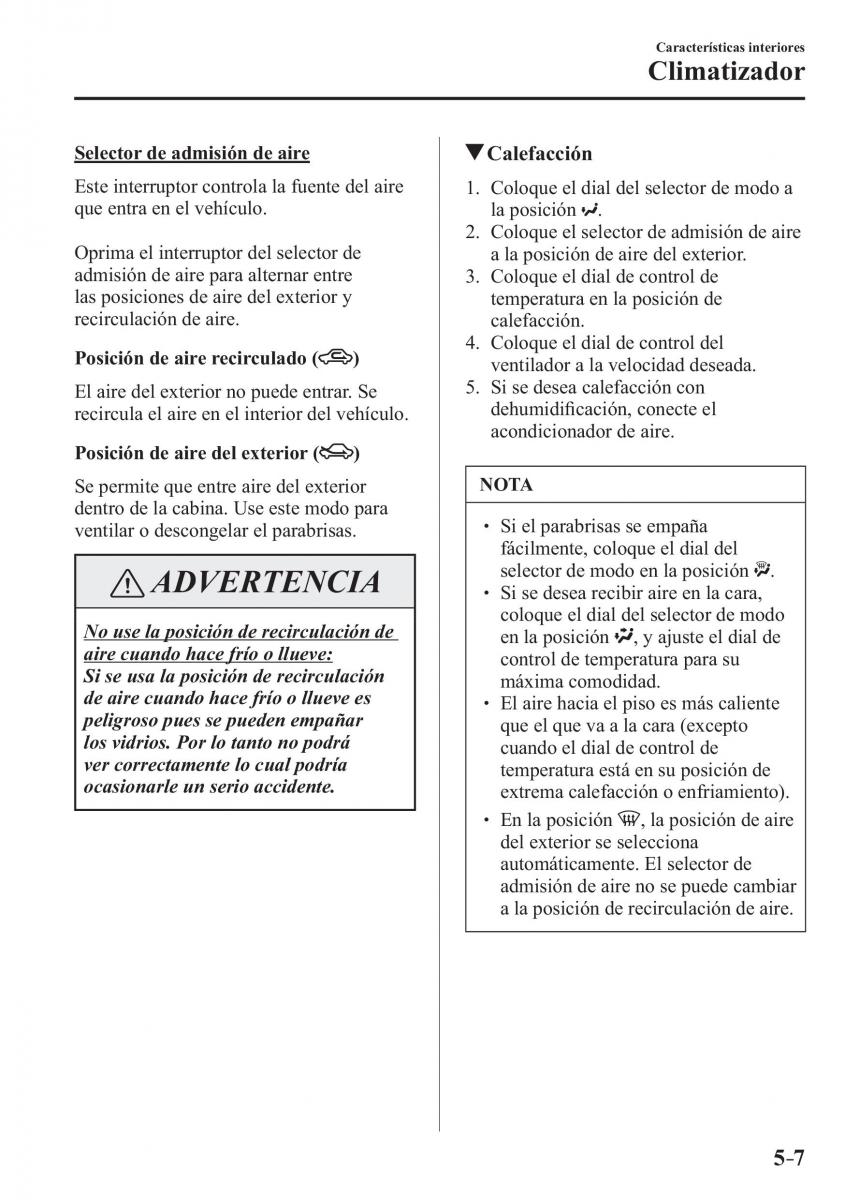 Mazda 3 III manual del propietario / page 367