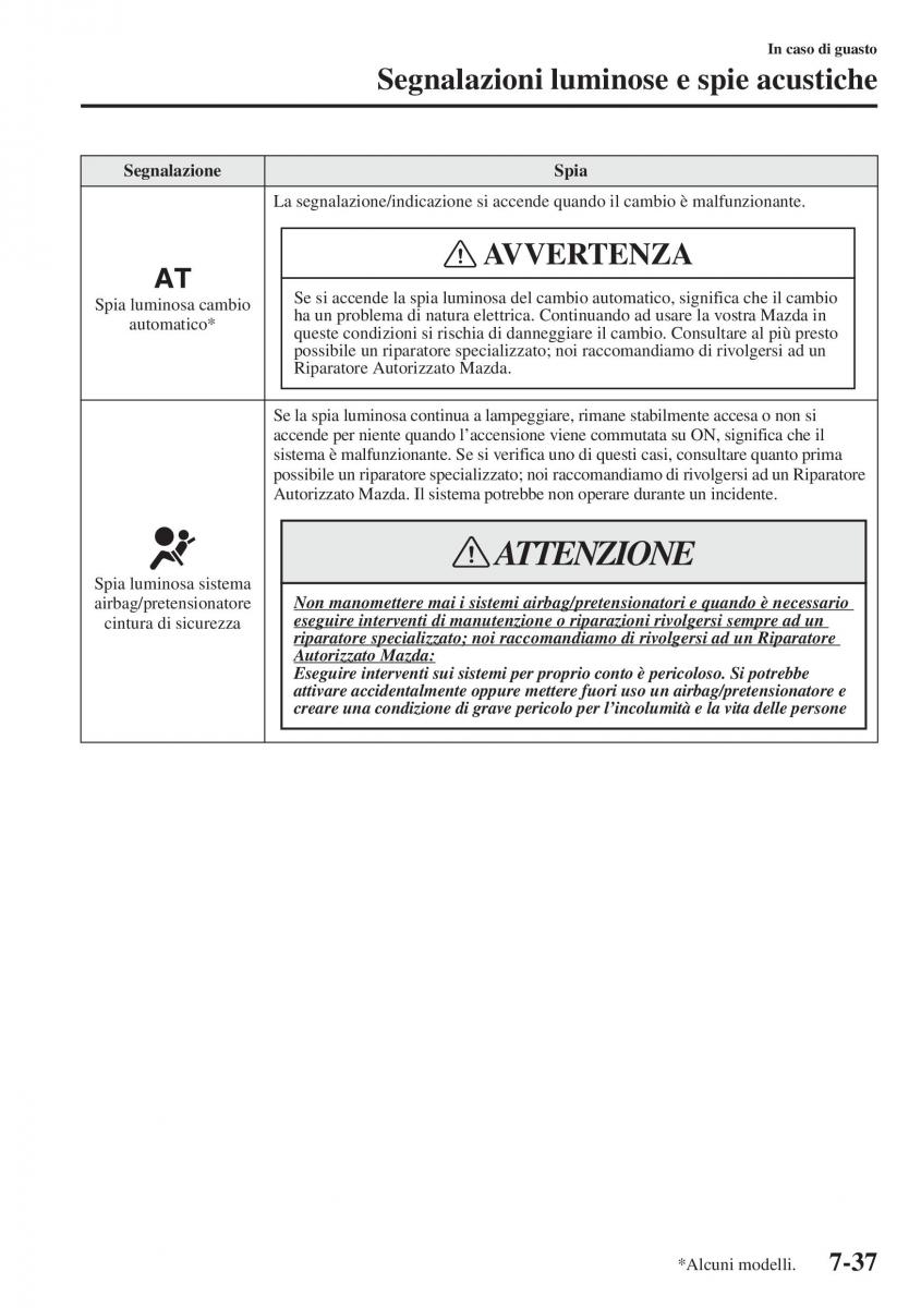 Mazda 3 III manuale del proprietario / page 613