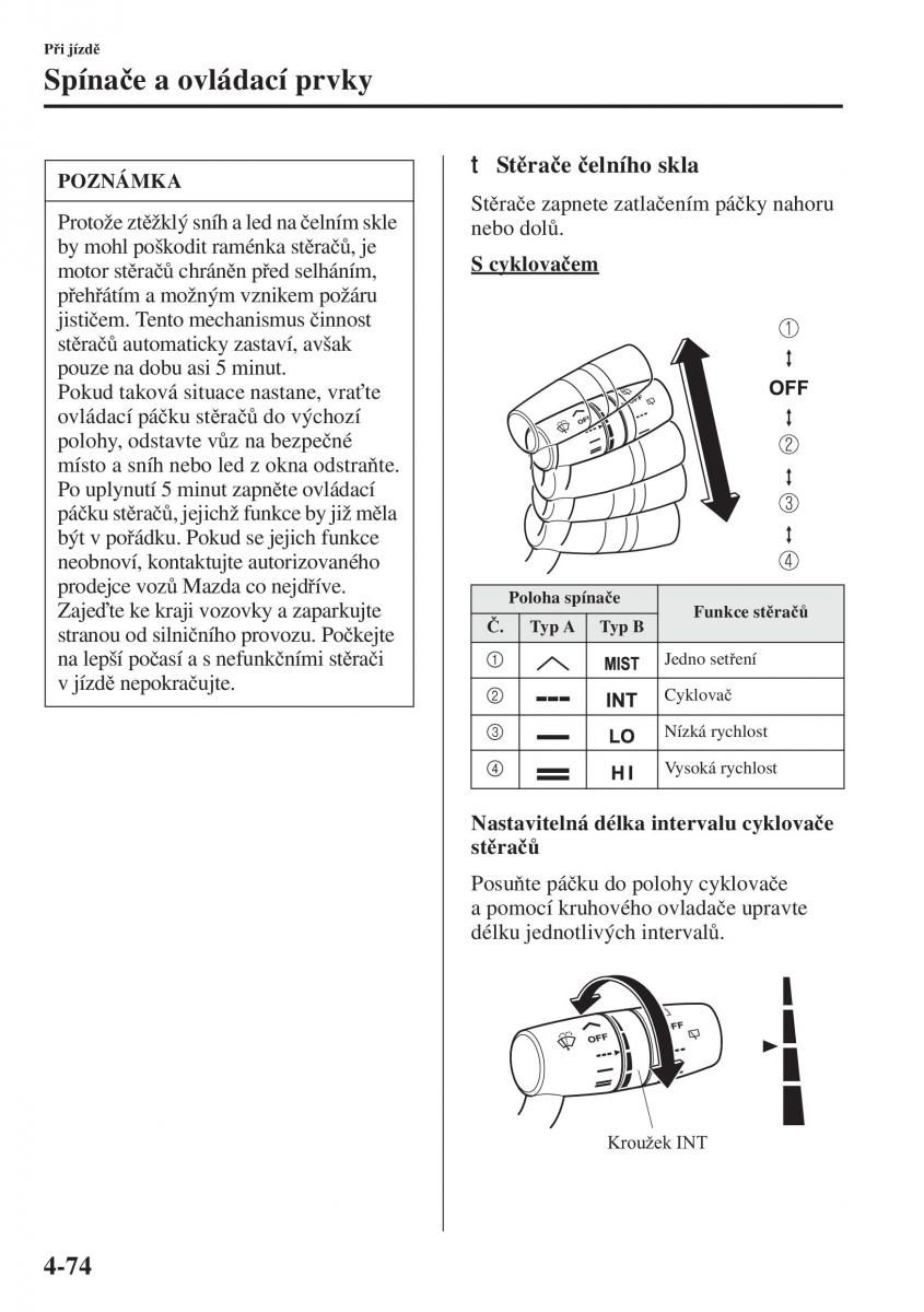 Mazda 3 III navod k obsludze / page 224
