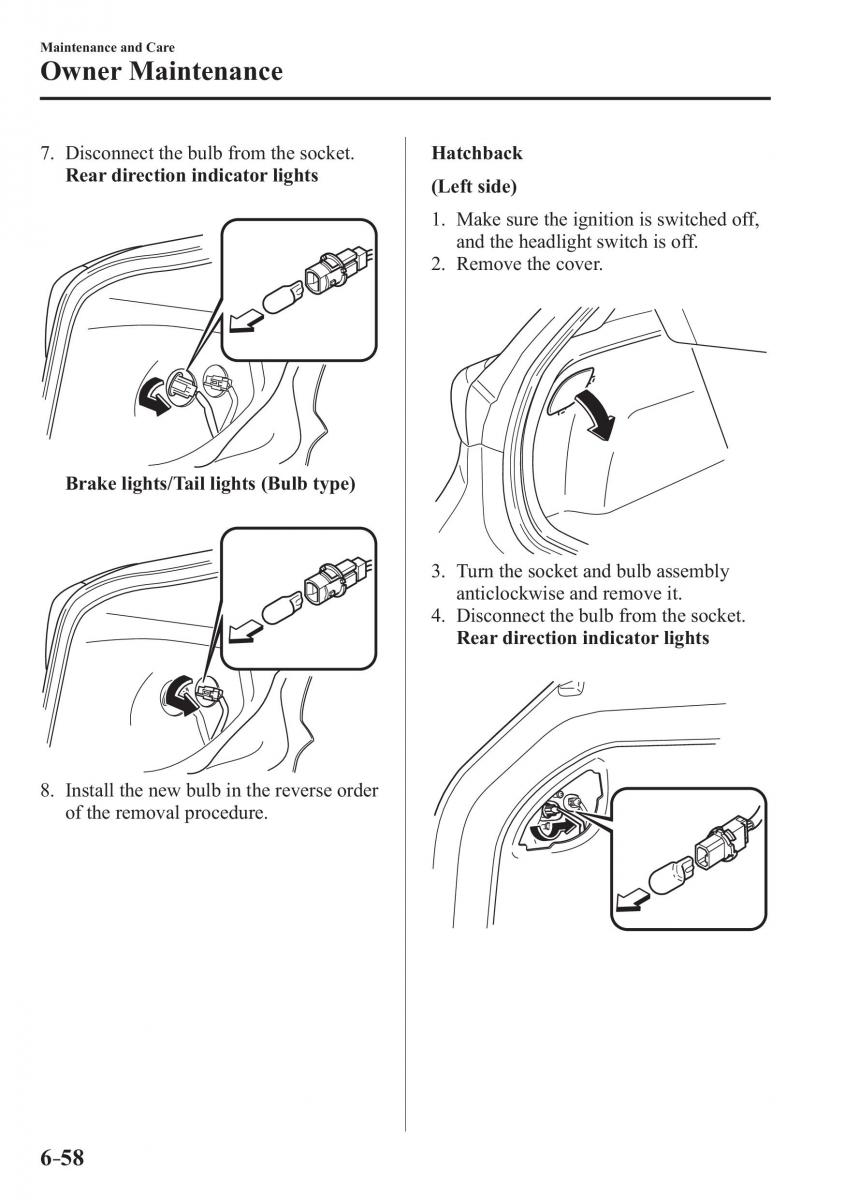 Mazda 3 III owners manual / page 554