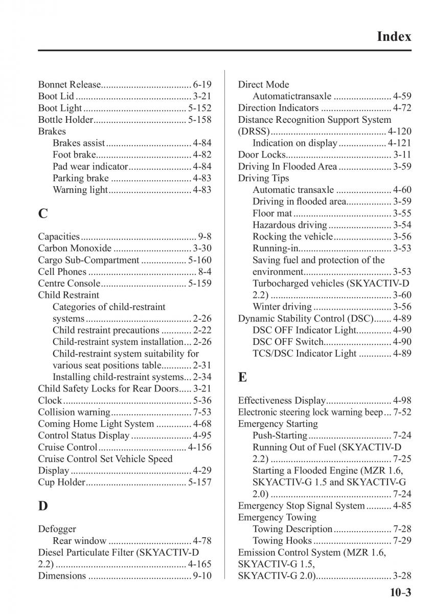 Mazda 3 III owners manual / page 679