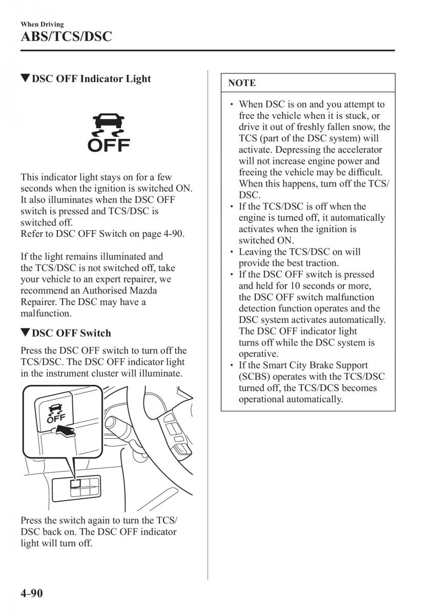 Mazda 3 III owners manual / page 240