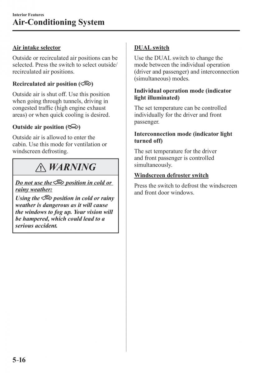 Mazda 3 III owners manual / page 350