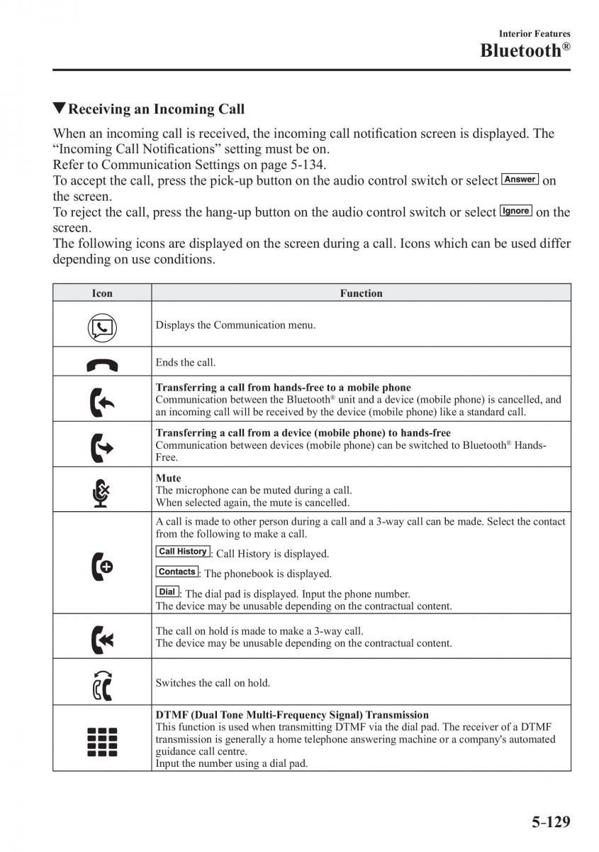 Mazda 3 III owners manual / page 463