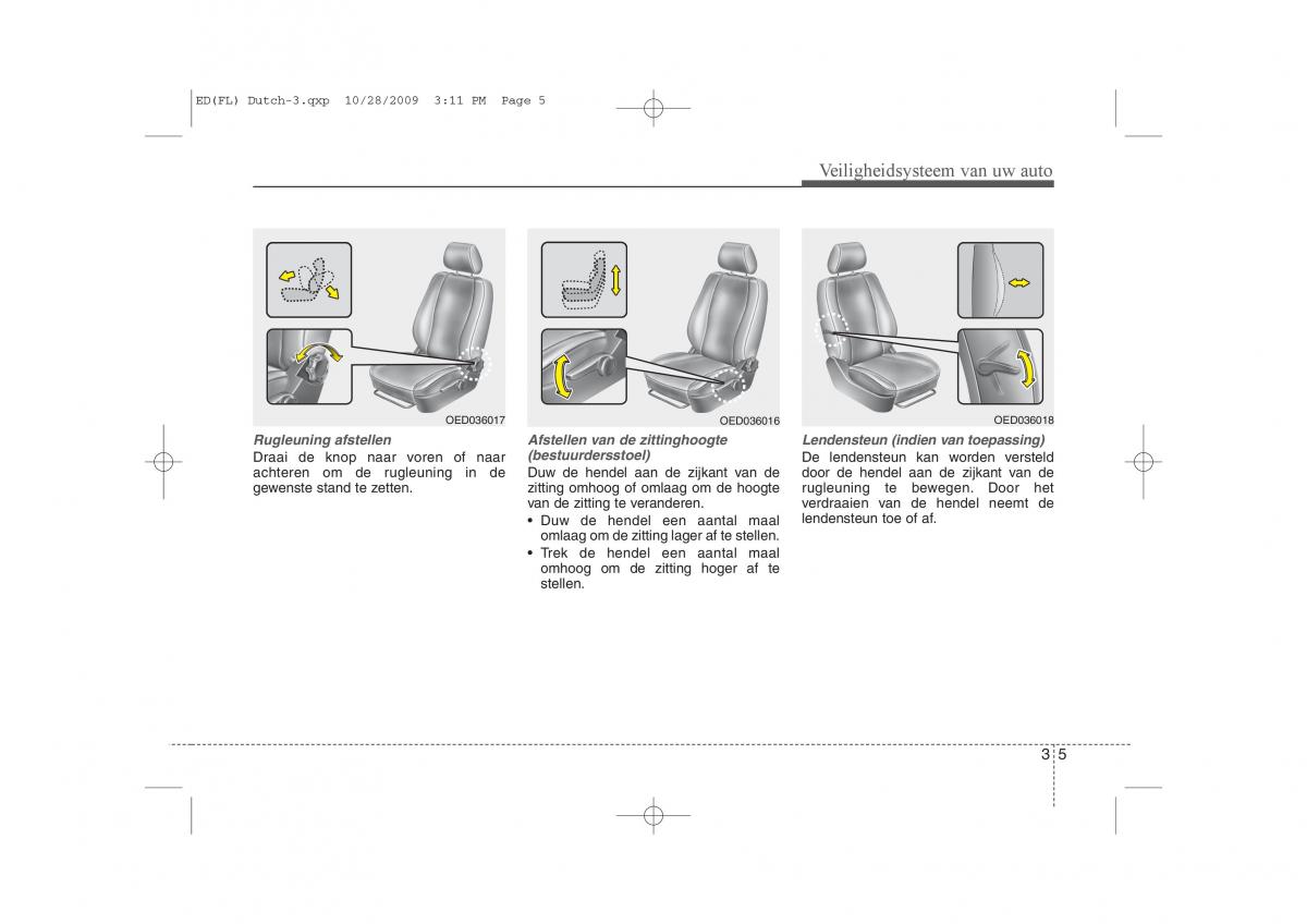 Kia Ceed I 1 handleiding / page 22