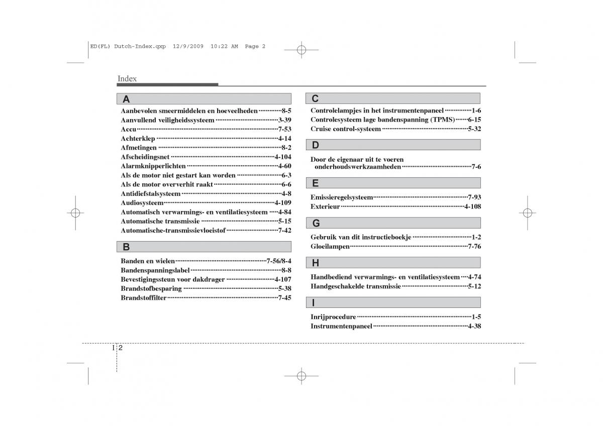 manual  Kia Ceed I 1 handleiding / page 2