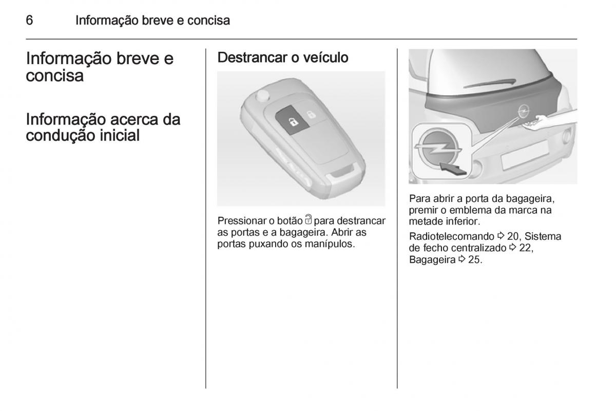 Opel Adam manual del propietario / page 8