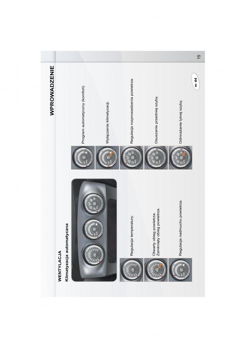 manual  Peugeot 4007 instrukcja / page 12