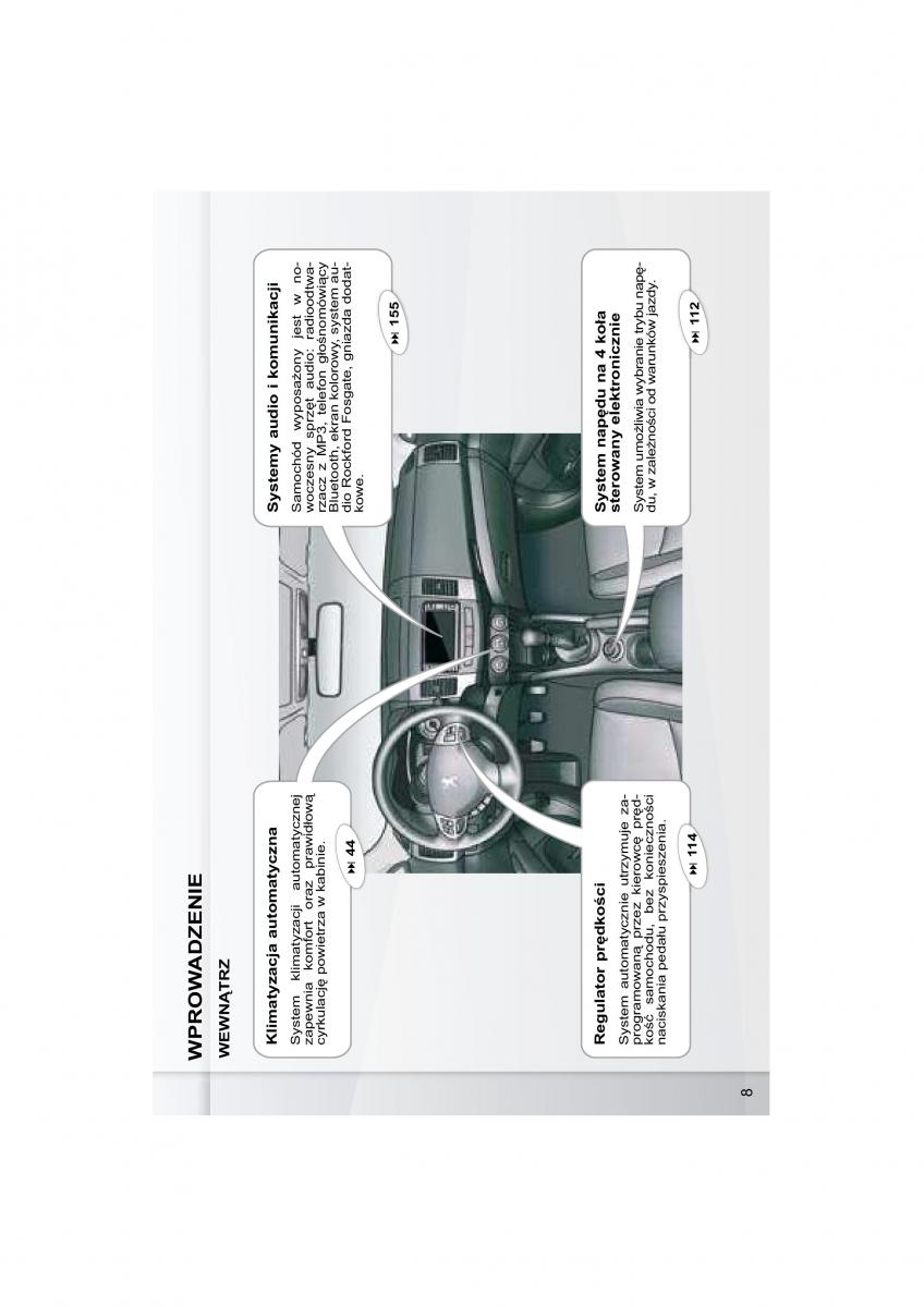 manual  Peugeot 4007 instrukcja / page 5