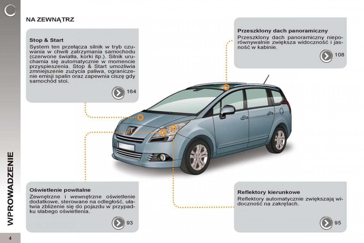 instrukcja obsługi Peugeot 5008 Peugeot 5008 instrukcja obslugi / page 6
