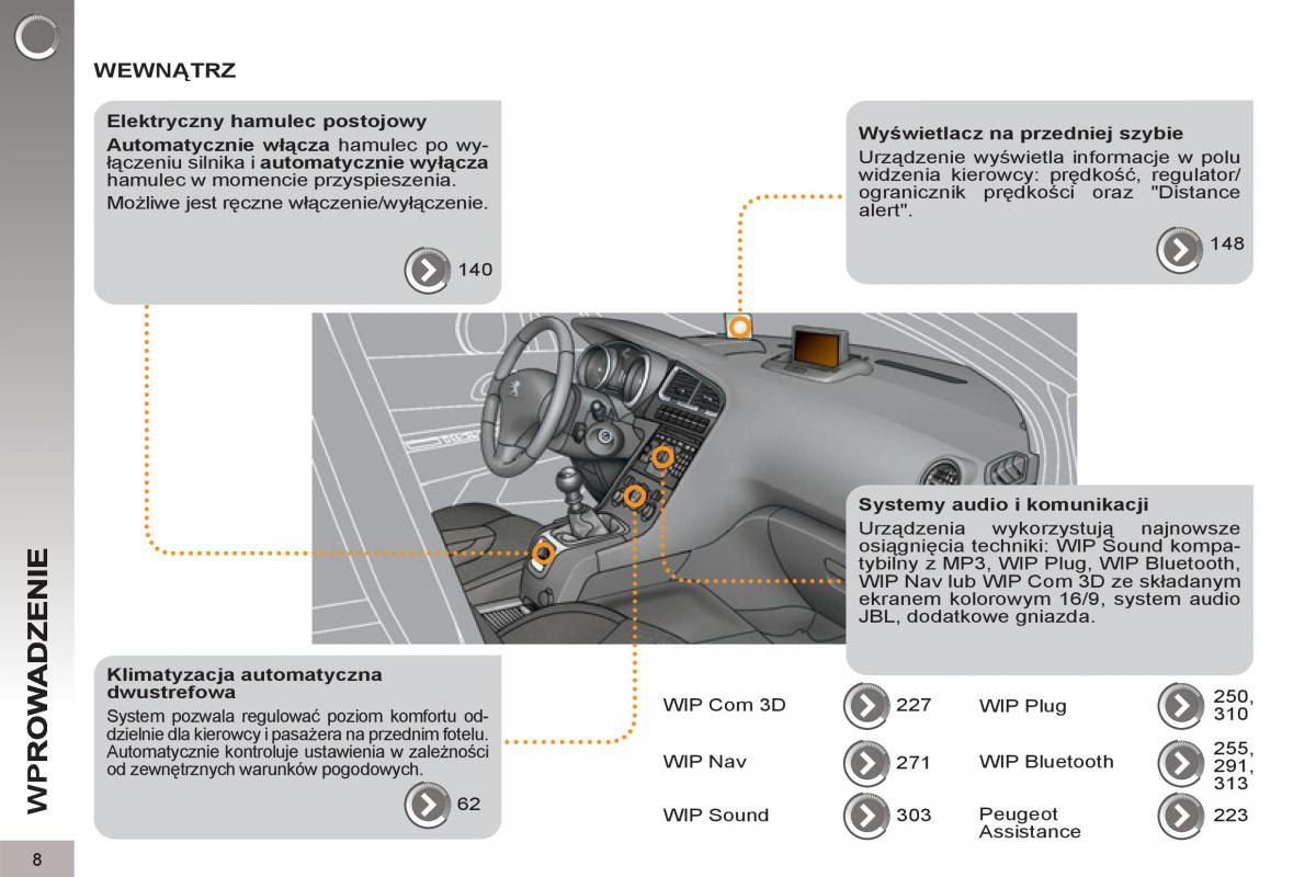 Peugeot 5008 instrukcja obslugi / page 10