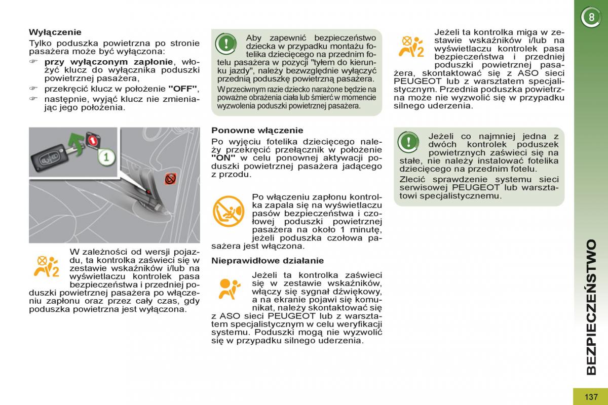 Peugeot 5008 Peugeot 5008 instrukcja obslugi page 139 pdf