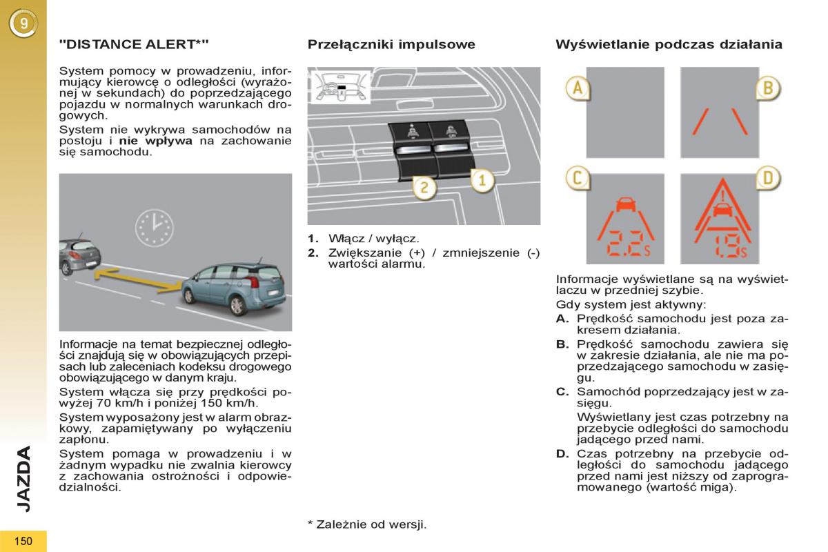  Peugeot 5008 Peugeot 5008 instrukcja obslugi / page 152