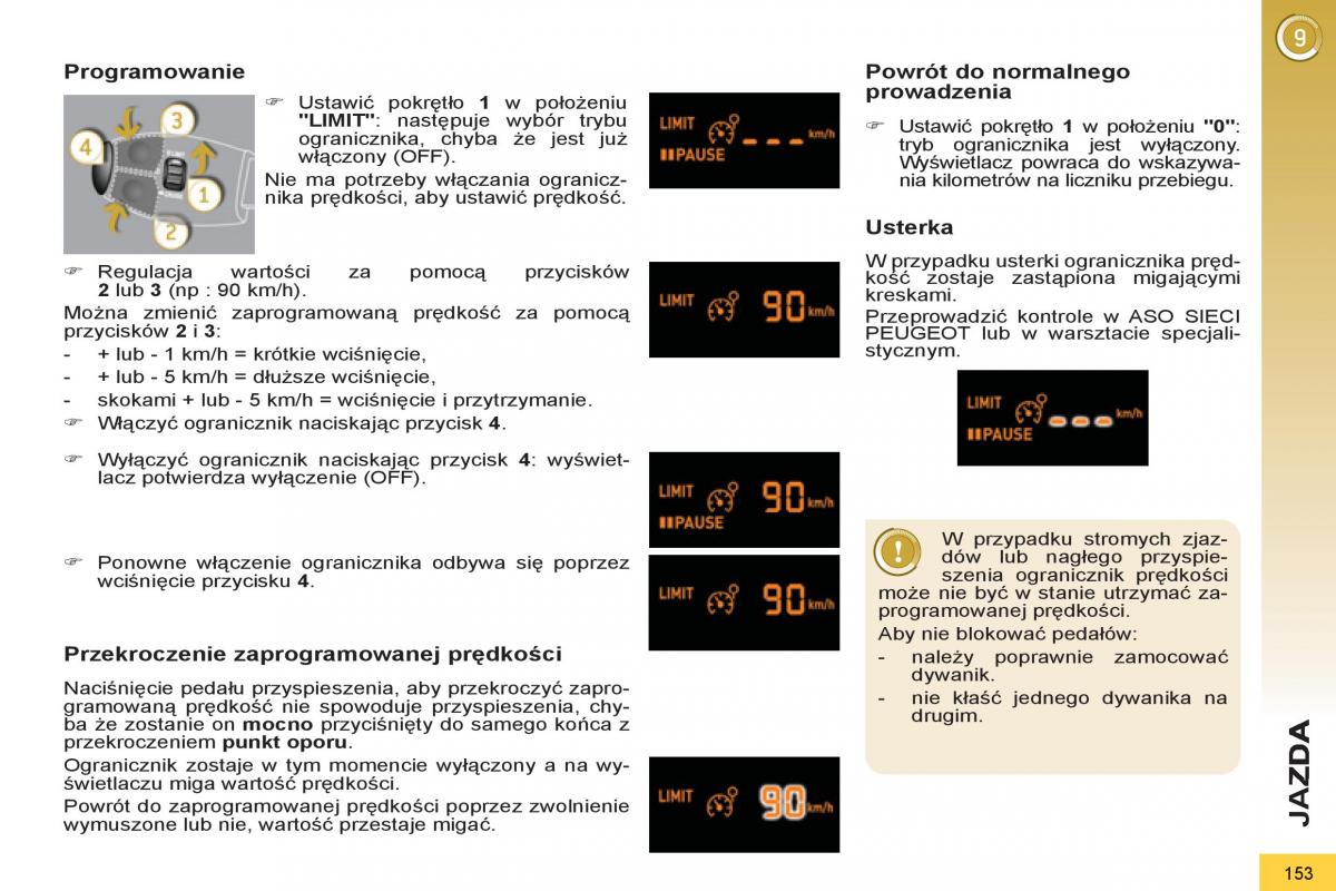 manual Peugeot 5008 Peugeot 5008 instrukcja obslugi / page 155