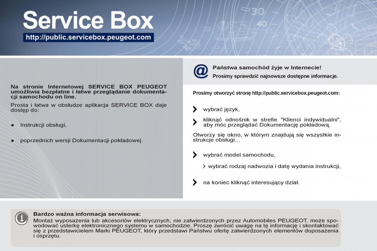instrukcja obsługi Peugeot 5008 Peugeot 5008 instrukcja obslugi / page 2