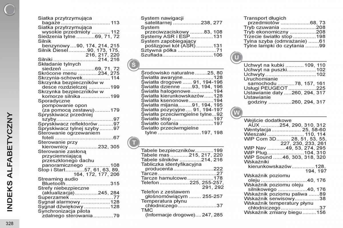 Peugeot 5008 instrukcja obslugi / page 330