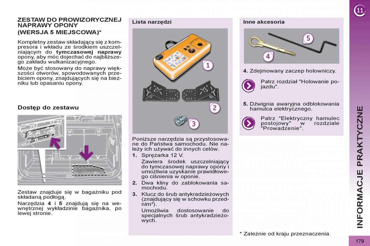 Peugeot 5008 Peugeot 5008 instrukcja obslugi page 181 pdf