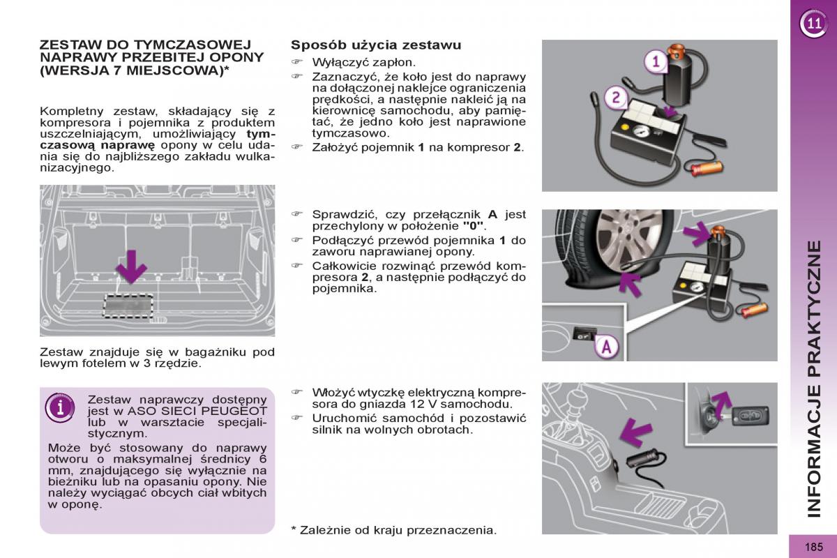 Peugeot 5008 Peugeot 5008 instrukcja obslugi page 187 pdf