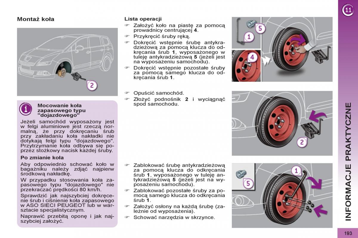 Peugeot 5008 Peugeot 5008 instrukcja obslugi page 195 pdf