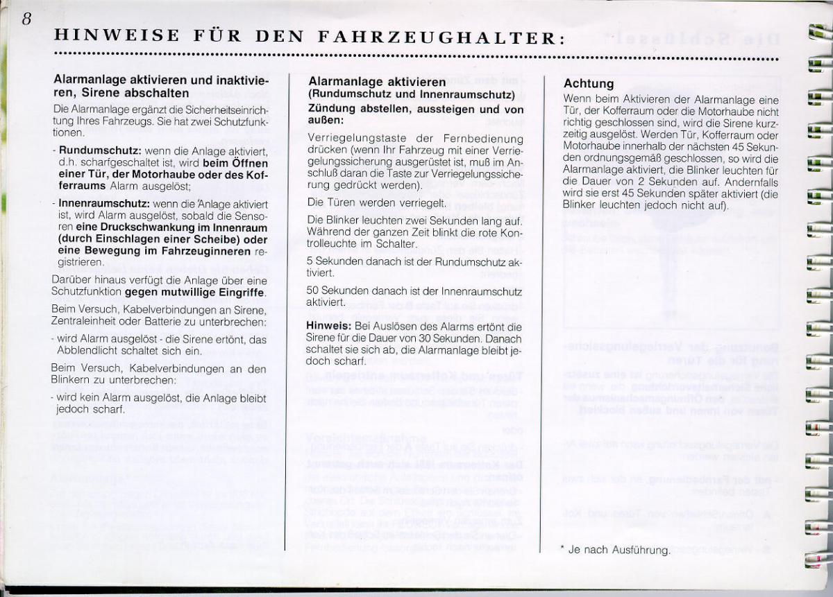 Peugeot 605 instrukcja obslugi / page 10