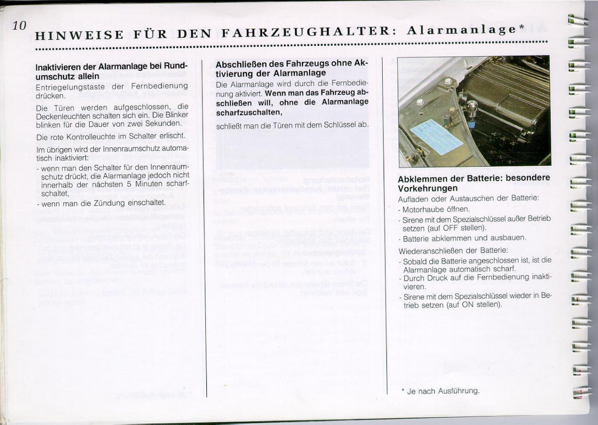 Peugeot 605 instrukcja obslugi / page 12