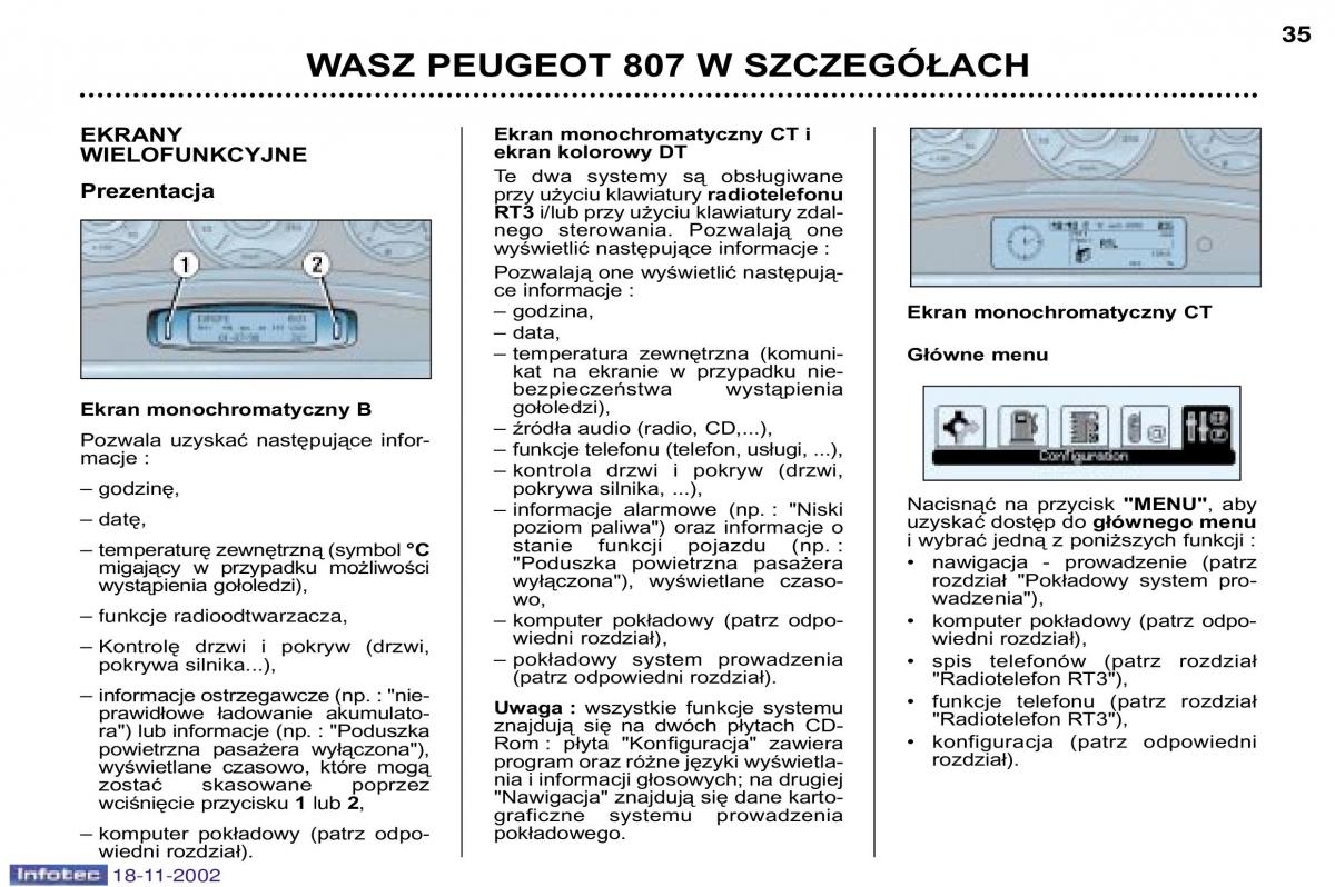 Peugeot 807 Peugeot 807 instrukcja page 32 pdf