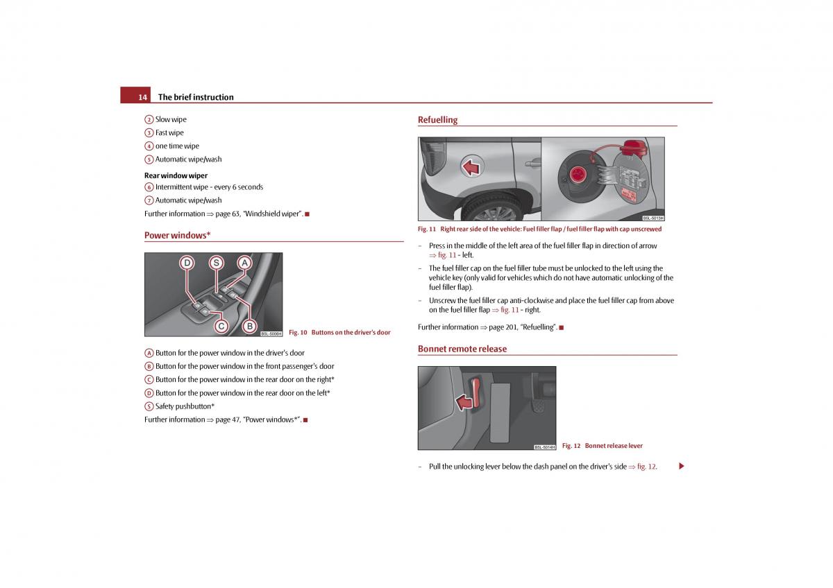 Skoda Yeti owners manual / page 15