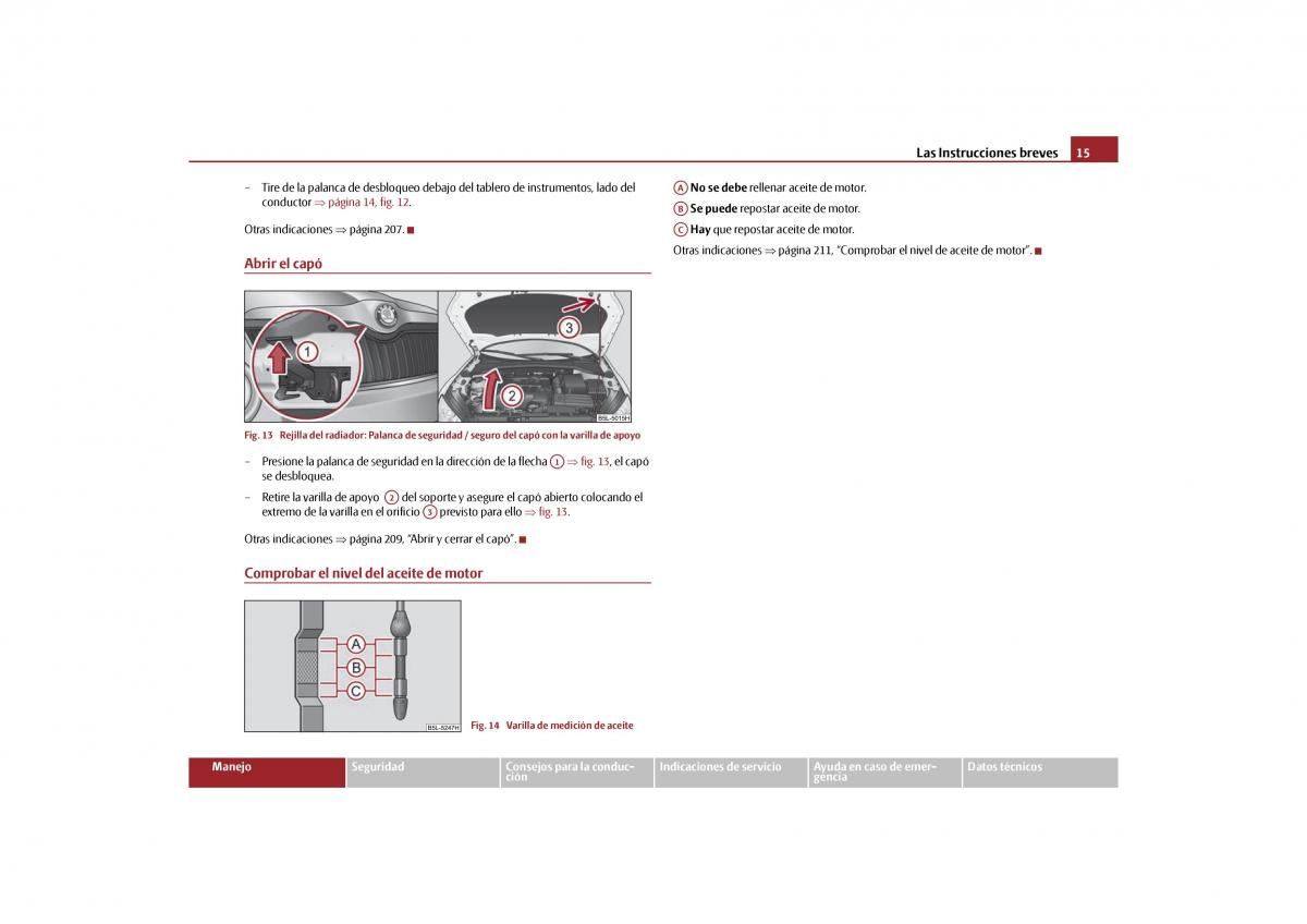 Skoda Yeti manual del propietario / page 16