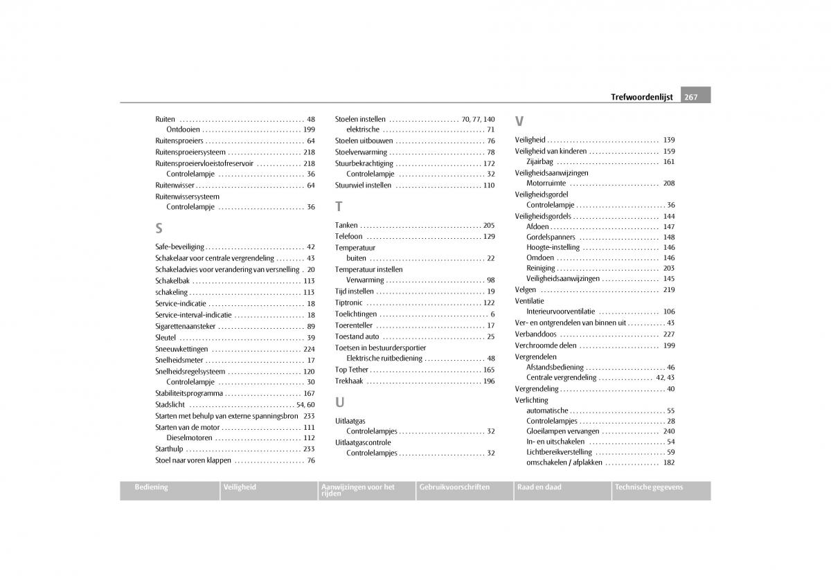 Skoda Yeti handleiding / page 268