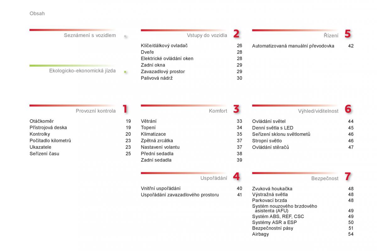 Citroen C1 I 1 navod k obsludze / page 4