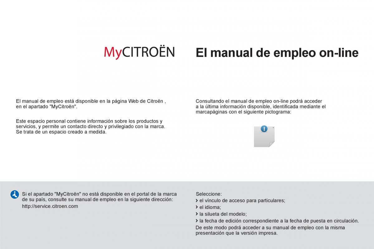 Citroen C1 I 1 manual del propietario / page 2