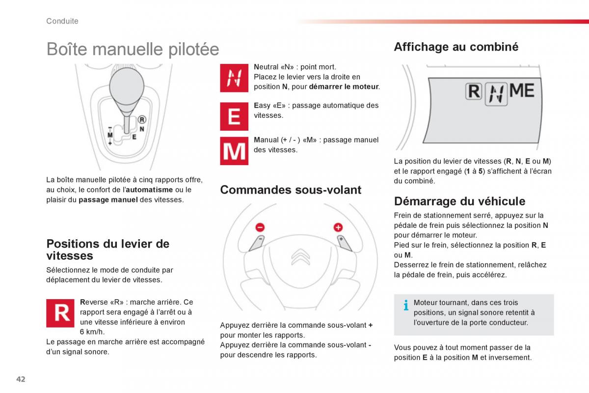 Citroen C1 I 1 manuel du proprietaire / page 44